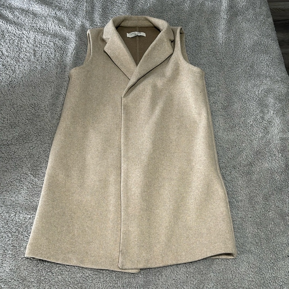 Long blazer vest